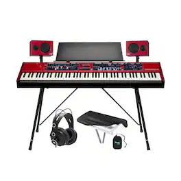 NORD - Stage 4 88 88-Key Fully-Weighted Keyboard with Monitor V2 (Pair) Bundle