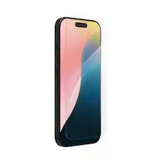 Angle. ZAGG - Glass Elite Screen Protector for Apple iPhone 16 Pro - Clear.
