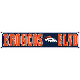 Fan Creations - 4" x 18" Team Boulevard Metal Sign - Multicolor