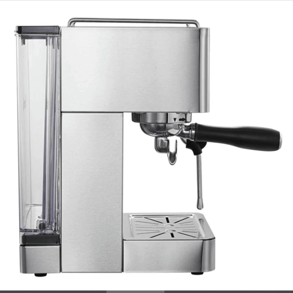 Alt View 9. Plum Chef - Semi-Automatic Espresso Machine 15 Bar 1500W Coffee Maker - Stainless Steel.