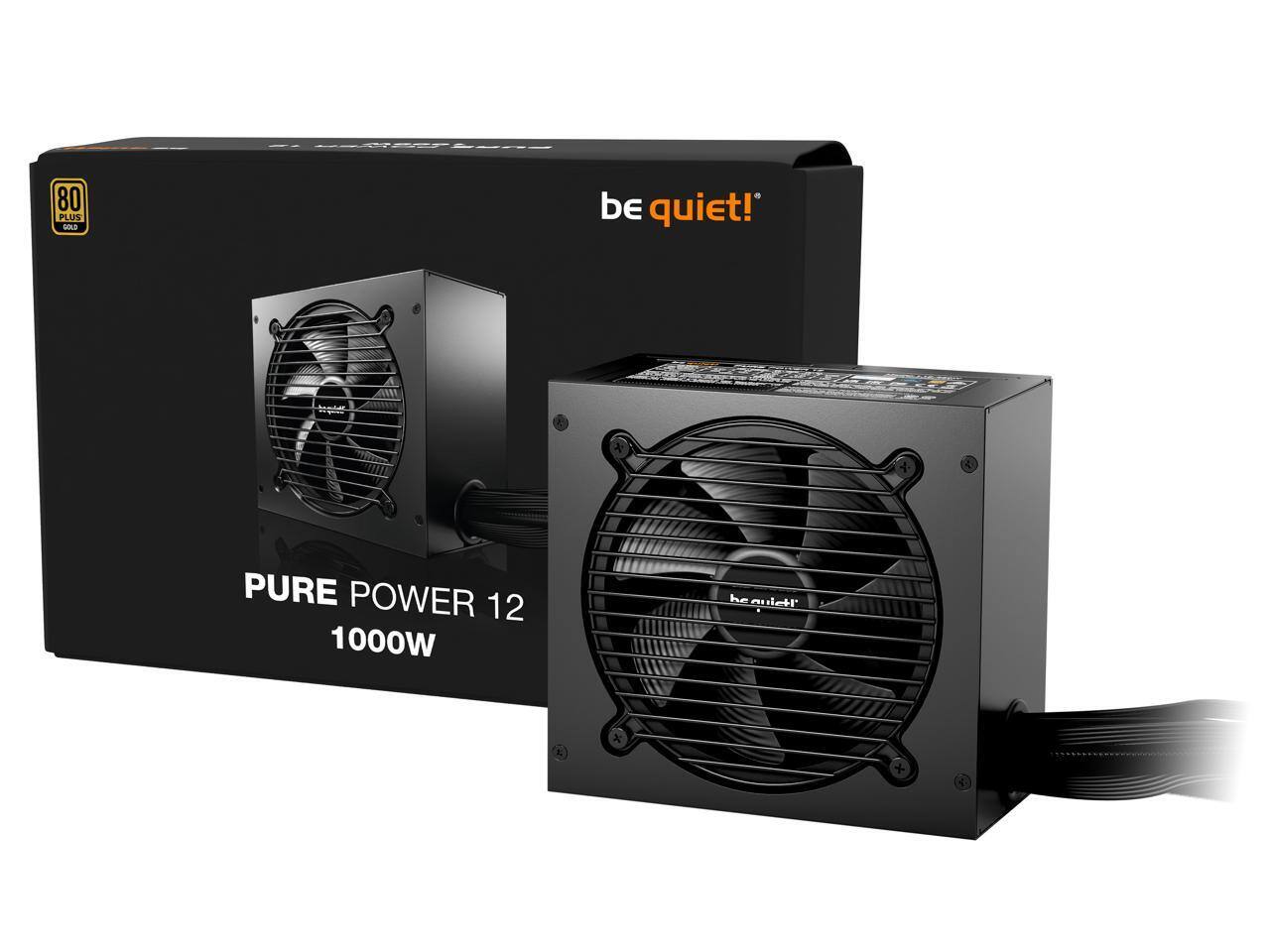 80 PLUS GOLD  
be quiet!  
PURE POWER 12  
1000W