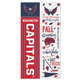 Evergreen Enterprises - Washington Capitals 47" Double Sided Fall Leaner Fan Sign - Multicolor