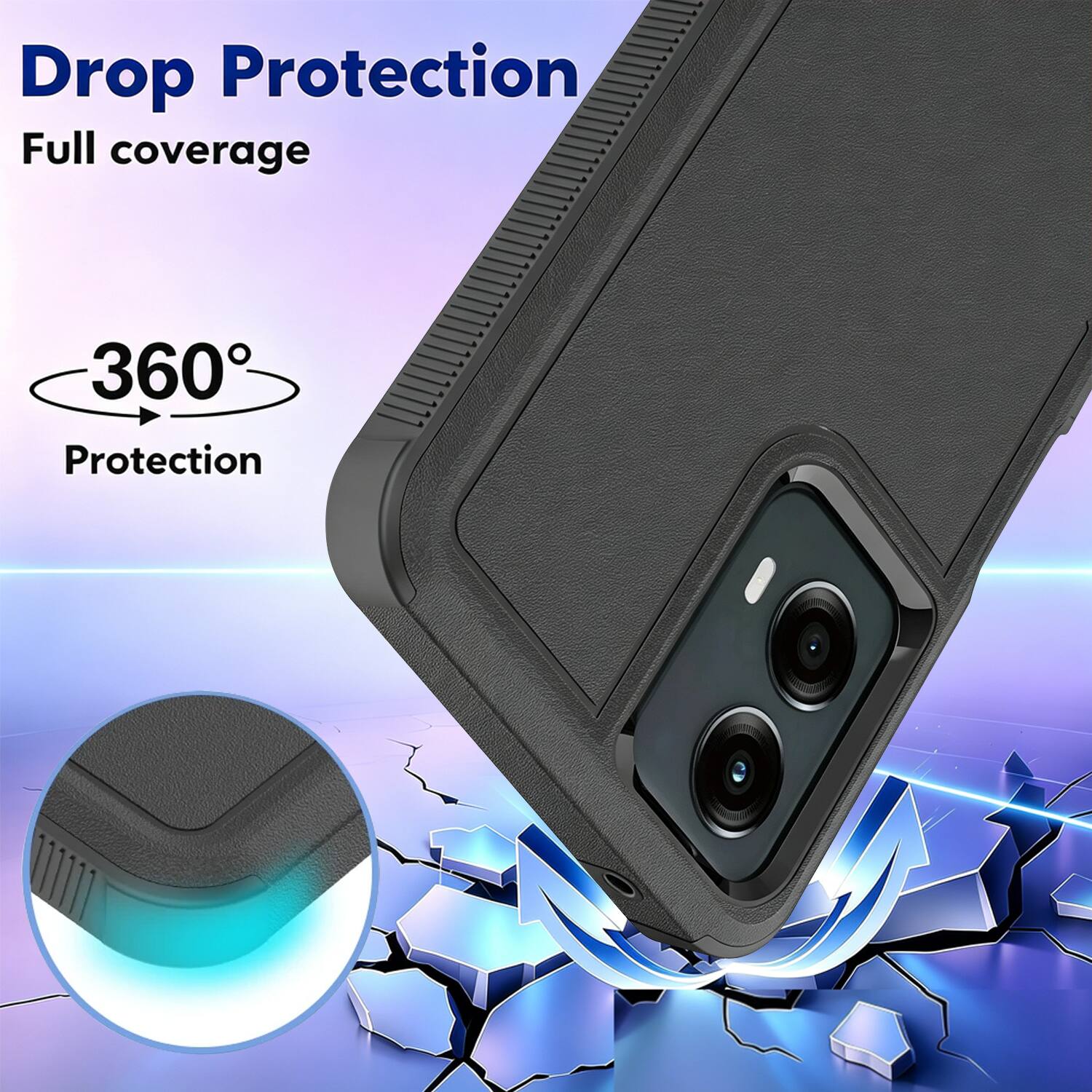 Drop Protection  
Full coverage  
360° Protection
