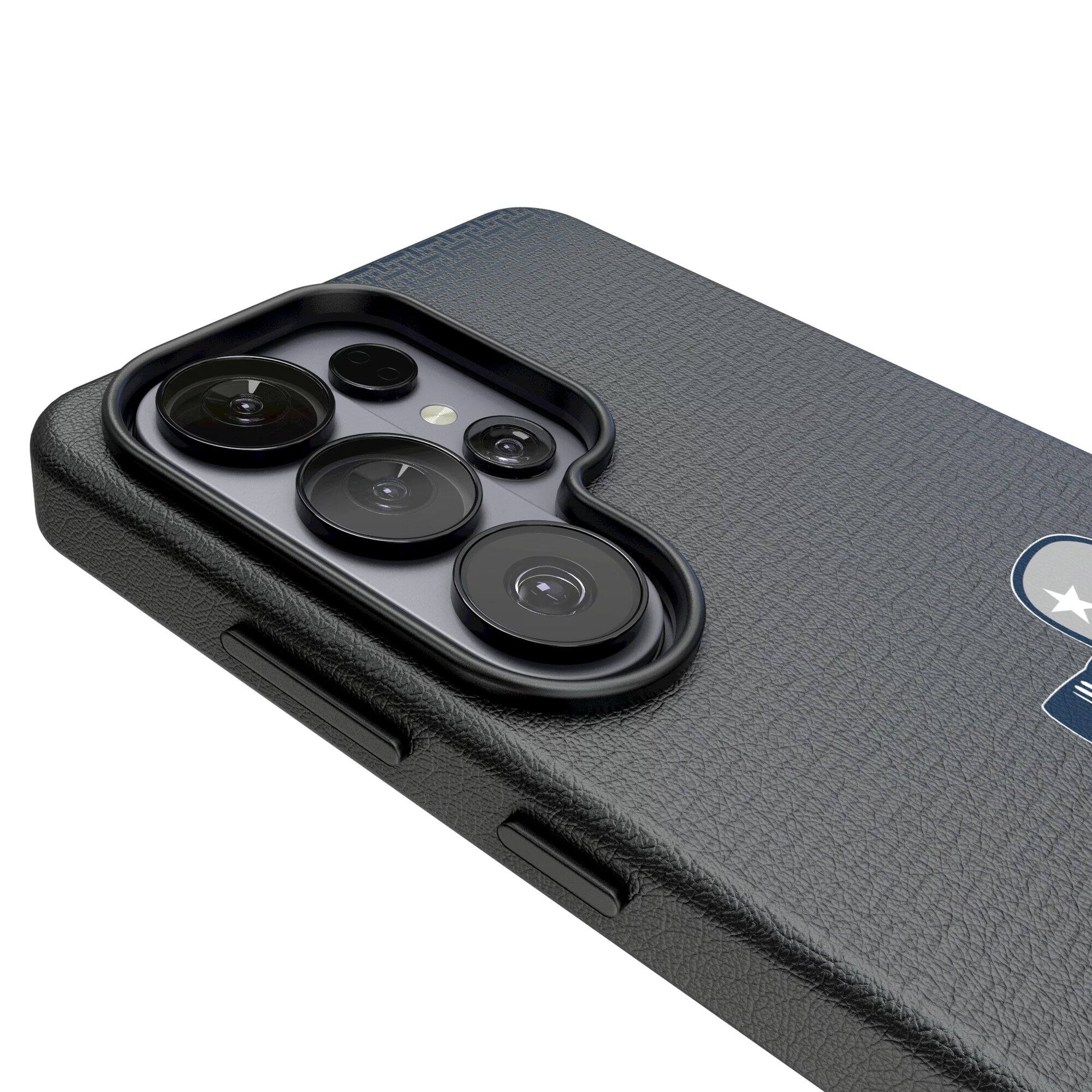 Alt View 2. Keyscaper - Dallas Cowboys Historic Collection 1966-1969 Galaxy Magnetic Bump Case - S26 - Black.
