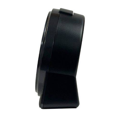 Left. Seiko - Seiko 4" Marui Bedside Alarm Clock - Black - Black.