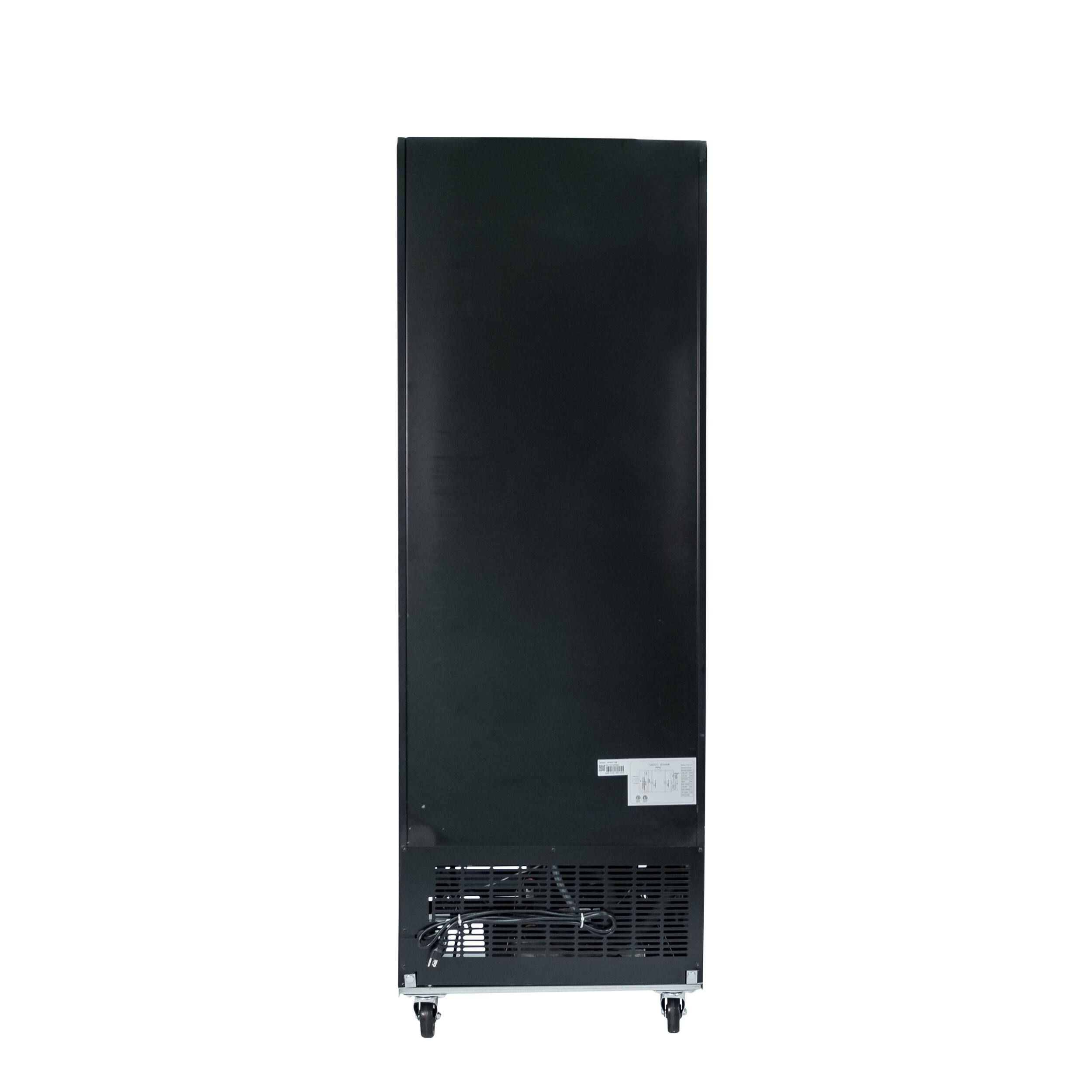Alt View 5. Magic Chef - Commercial 27 in. 13 cu. ft. Merchandiser Upright Freezer in Black - Black.