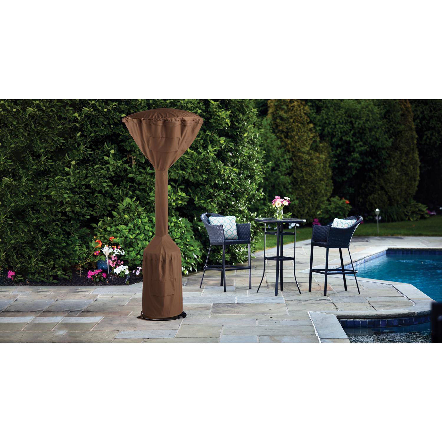 Front. Living Accents - Living Accents Polyester Patio Heater Cover.