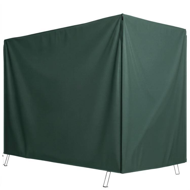 Alt View 1. PULUZ - Outdoor Patio Hammock Porch Swing Cover with UV, Water, & Dust Fighting Material, 81 inch x 49 inch x 65 inch - Dark Green.