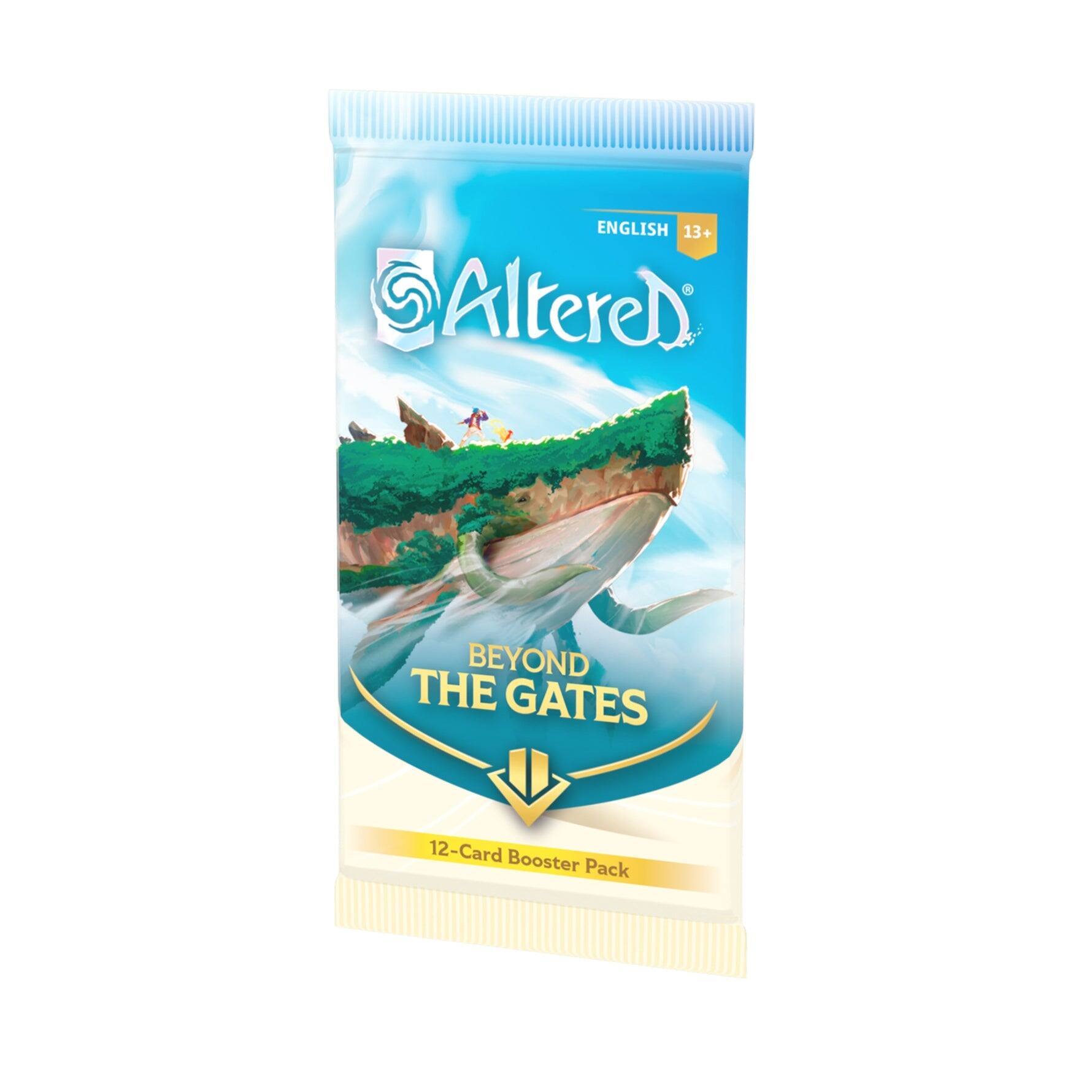 ENGLISH 13+  
Altered  
BEYOND THE GATES  
12-Card Booster Pack