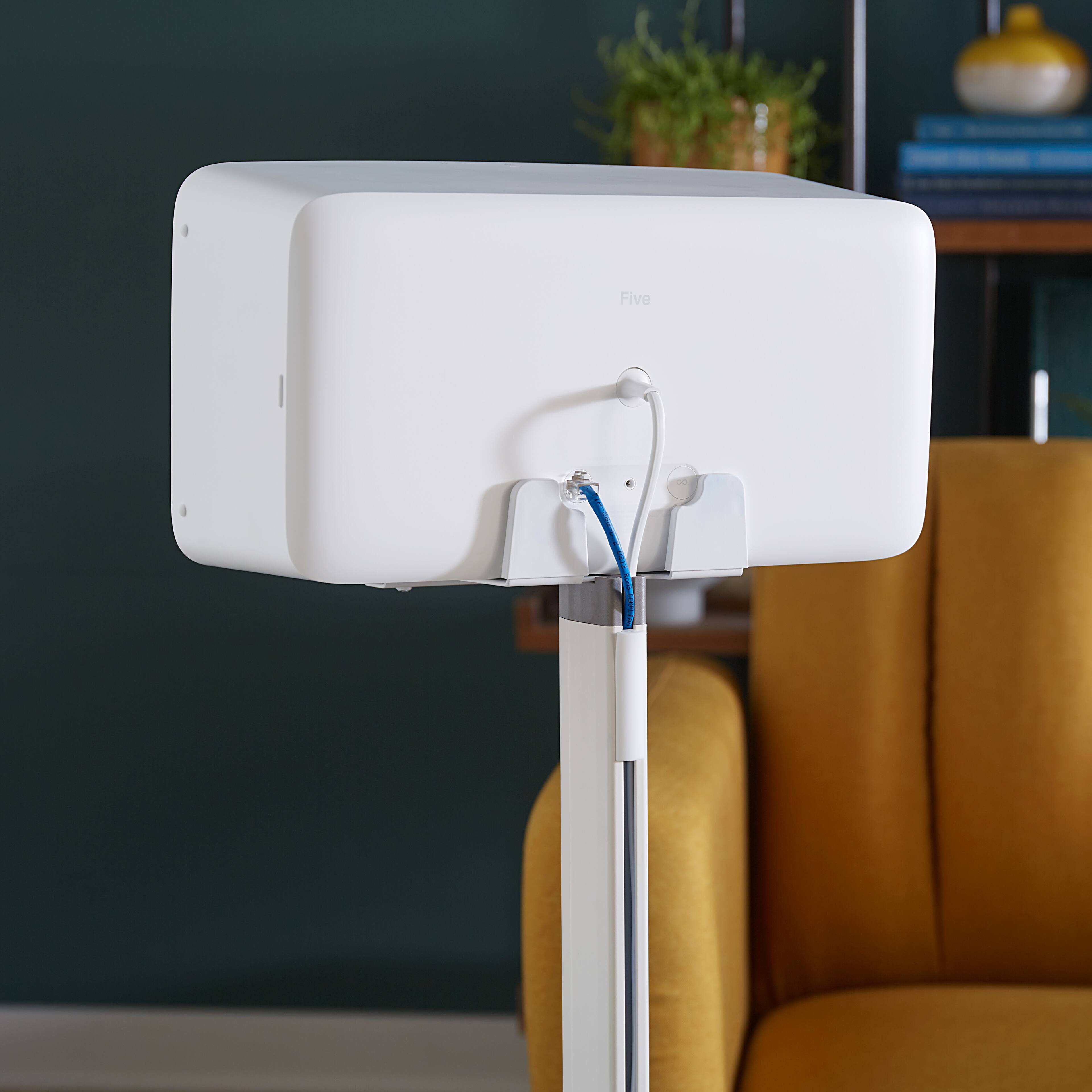 Alt View 11. Sanus - Wireless Speaker Stands Designed for Sonos Five and Play: 5 Speakers - White.