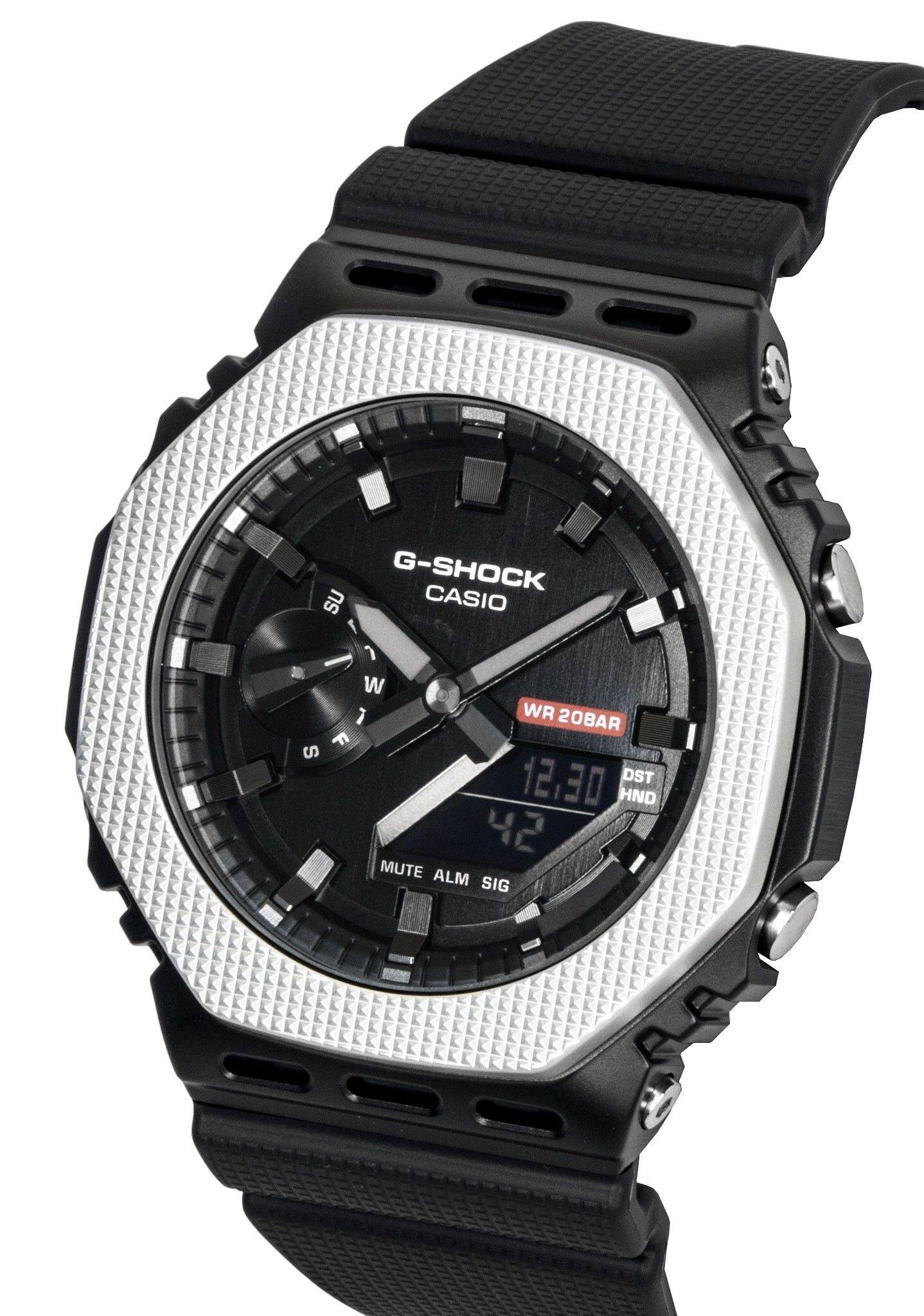 G-SHOCK CASIO WR 20BAR 12,30 DST HND 42 MUTE ALM SIG