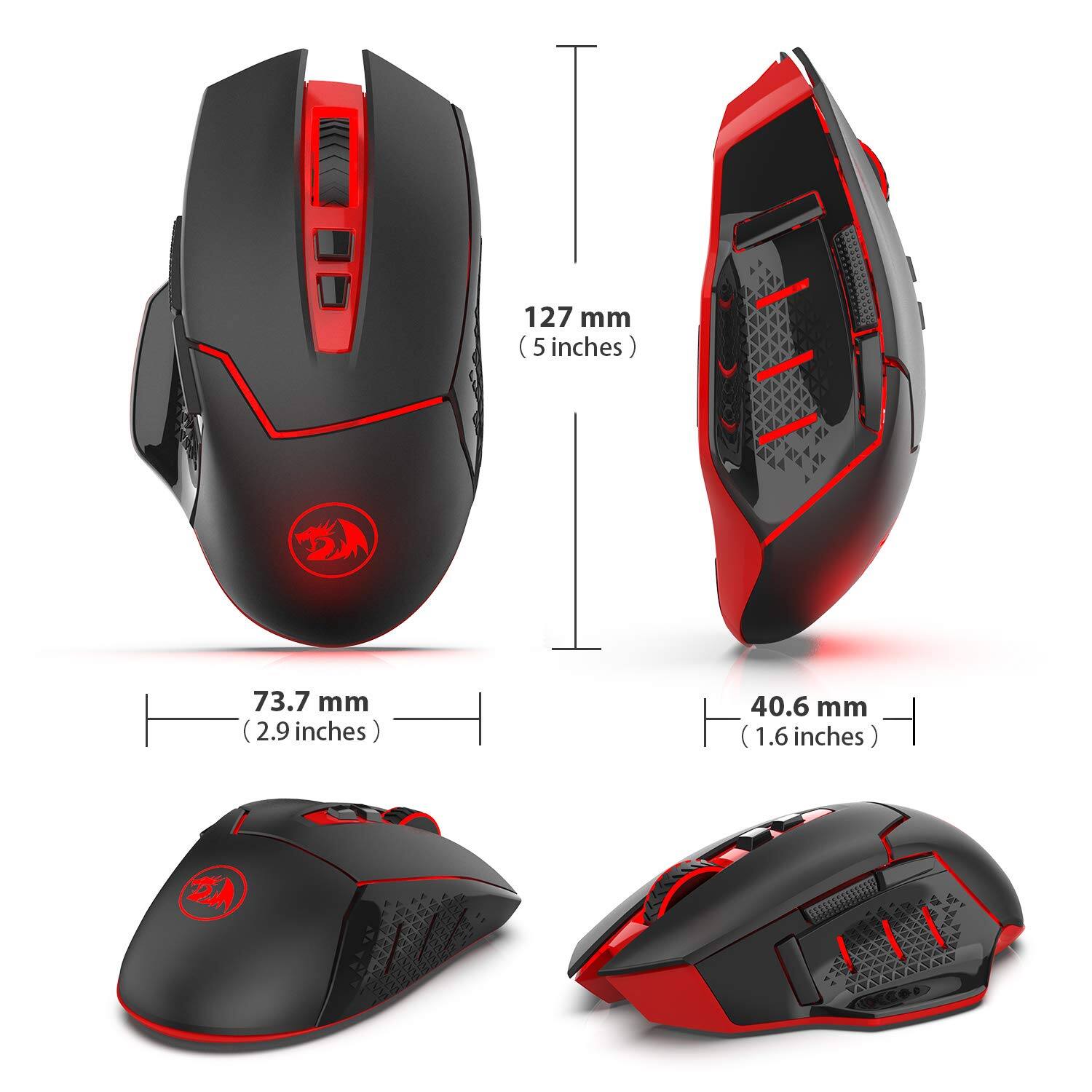 PO3TICJUNKI3 M690 Gaming Mouse With Shifting Side Buttons Design ...