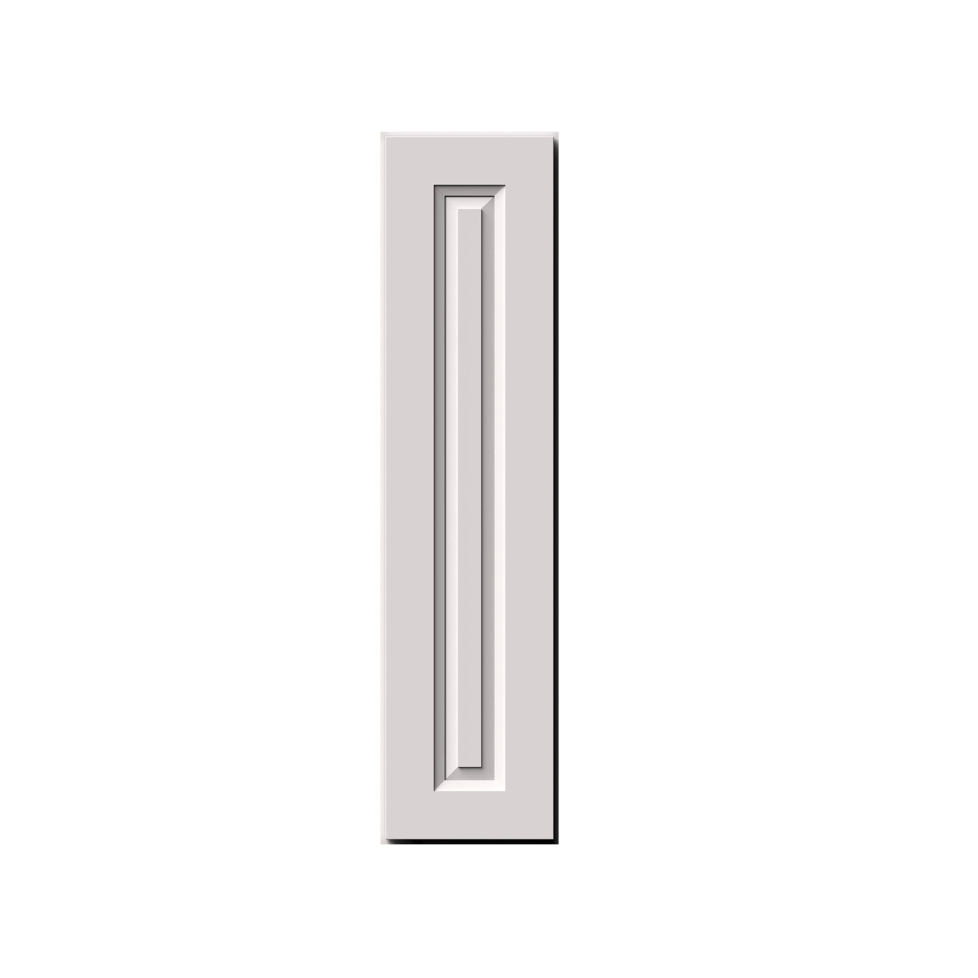 Alt View 1. Boyel Living - 9-in W x 36-in H x 12-in D Shaker RTA Kitchen Wall Cabinet with Soft-Close Doors - Glacier White.
