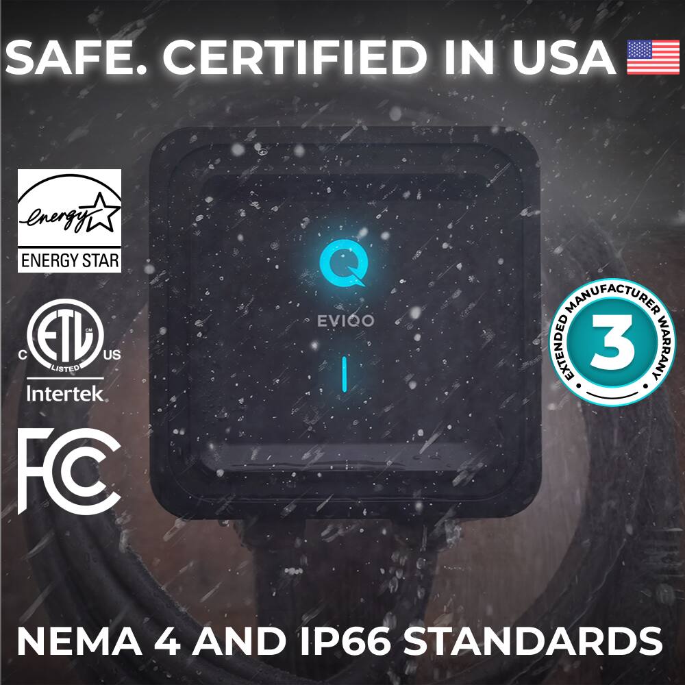 SAFE. CERTIFIED IN USA

ENERGY STAR

ETL US

Intertek

FC

NEMA 4 AND IP66 STANDARDS

3 YEAR MANUFACTURER WARRANTY
