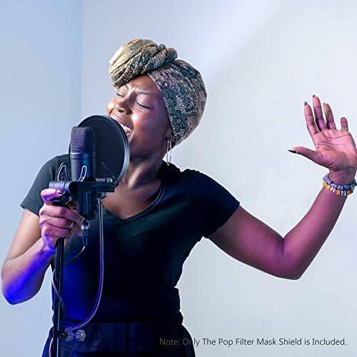 Note: Only The Pop Filter Mask Shield is Included.