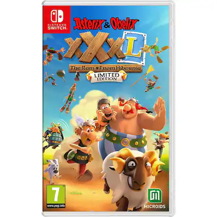 Nintendo Switch. Asterix & Obelix XXXL: The Ram From Hibernia LIMITED EDITION
www.pegi.info
MICROIDS - E10+ (Everyone 10+)