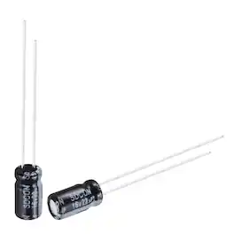 Unique Bargains - 22uF 16V 4x7mm Electrolytic Capacitor, Radial Leads Aluminum, 50pcs, 105C High Temp for TVs, LCD Monitor, VCD - Black