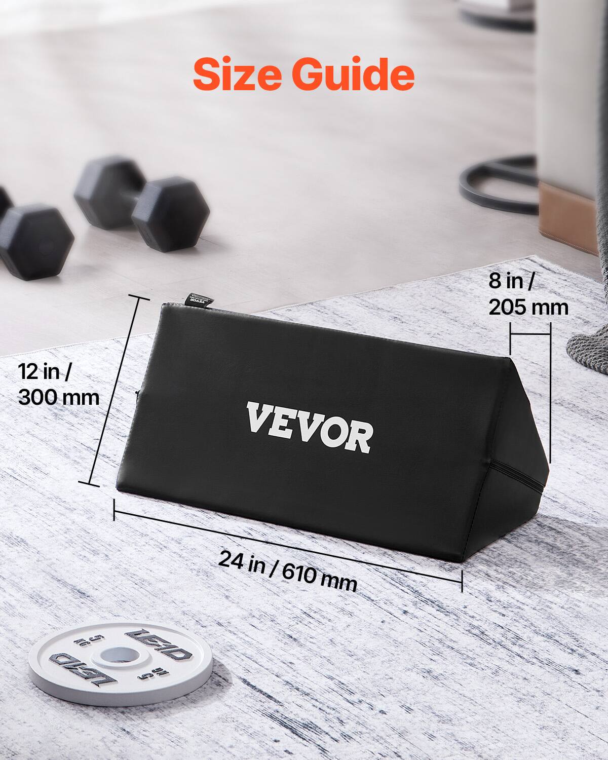 VEVOR Preacher Curl Pad, Portable Preacher Pad, Space Saving Bicep