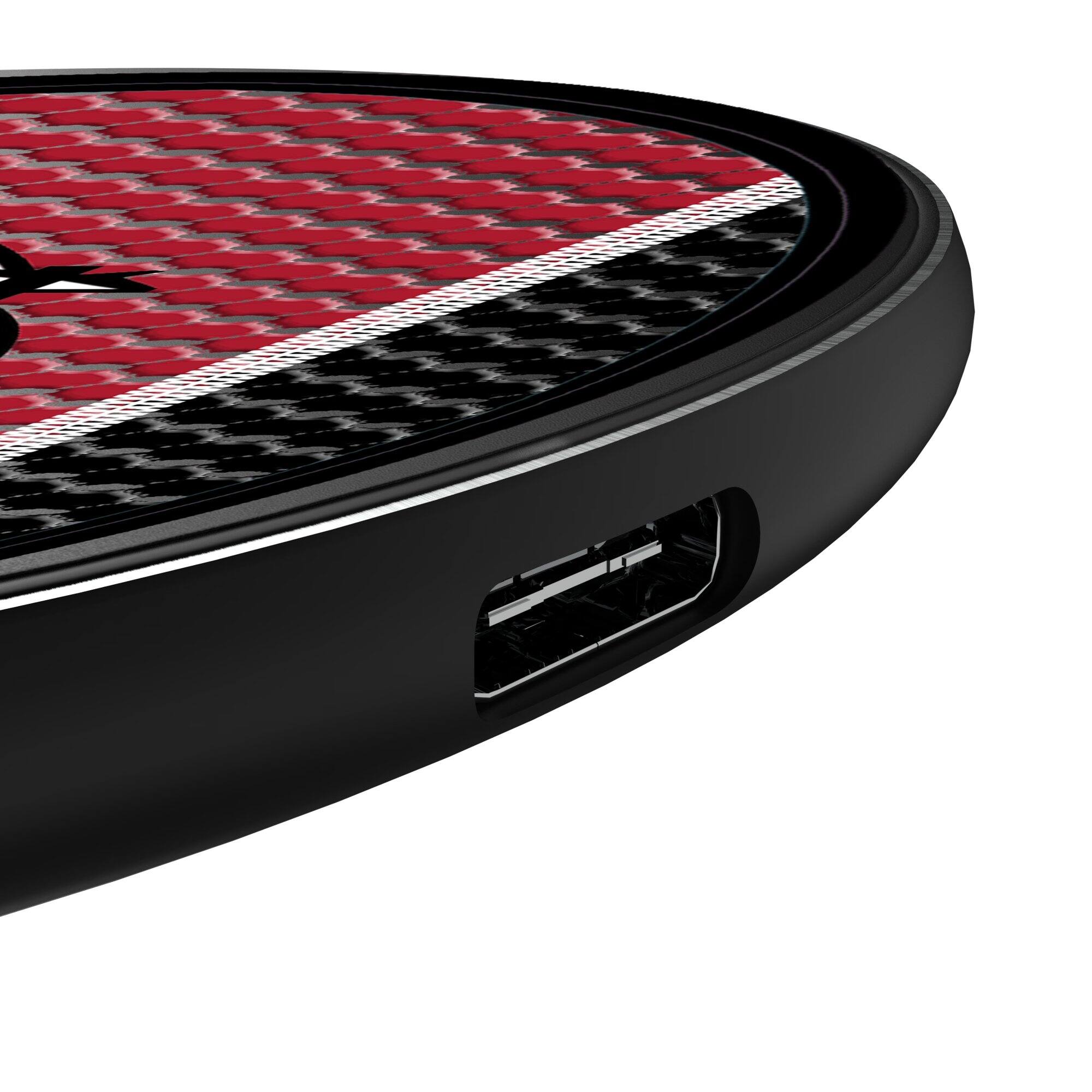 Alt View 2. Keyscaper - Utah Utes 15 Watt Wireless Induction Charger - Multicolor.