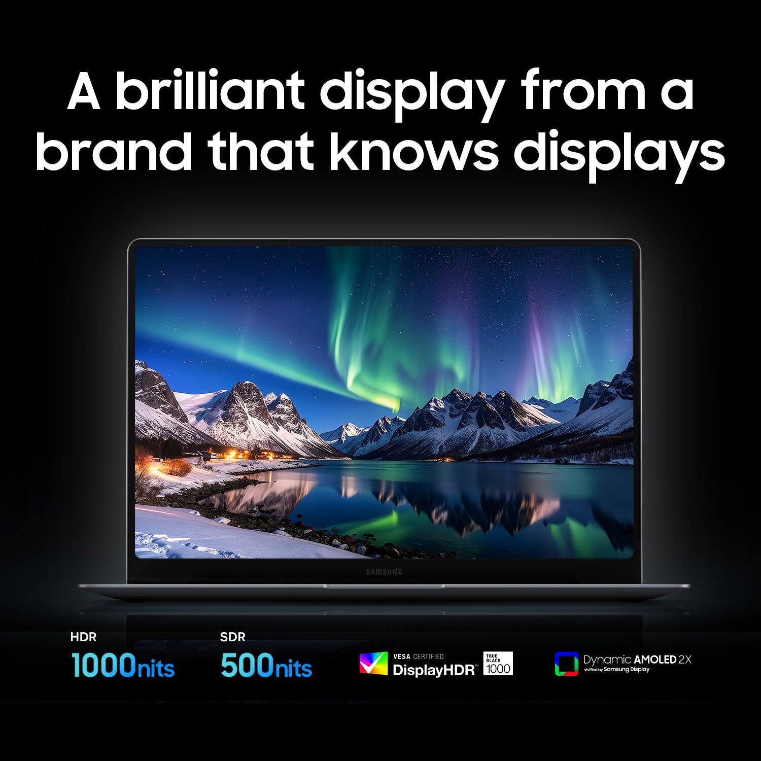 A brilliant display from a brand that knows displays

SAMSUNG HDR SDR 1000nits 500nits TESA CERTIFIED 1 sLais DisplayHDR 1000 Dynamic AMOLED 2X - samsung ieploy