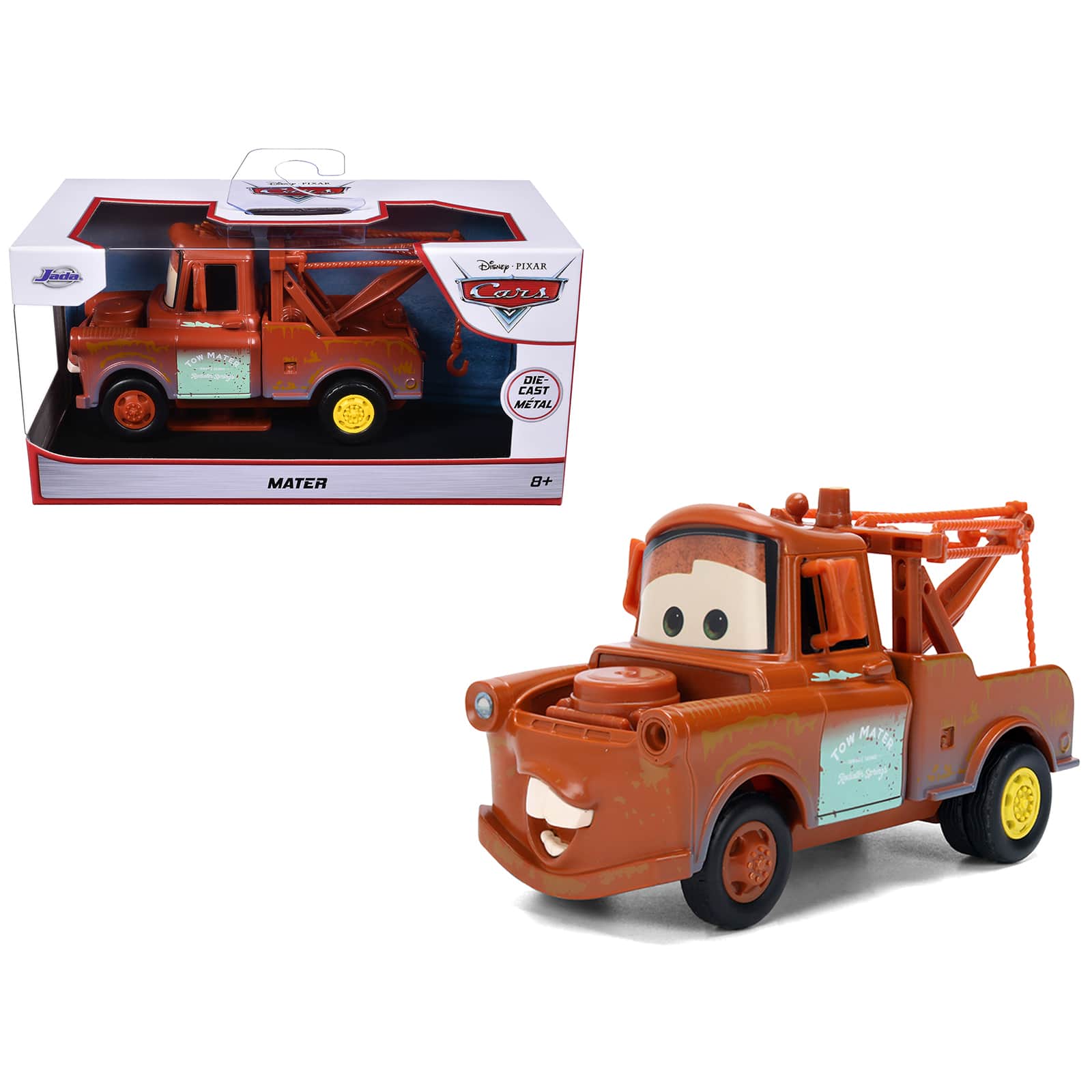 """Tow Mater"" Tow Truck Brown (Rusted) ""Cars"" (2006) Movie ""Hollywood Rides"" Series 1/32 Diecast Model Car by Jada" price history on PriceWatchPro