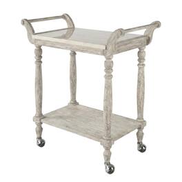 Butler Specialty - Danielle Marble Bar Cart - Gray