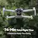 74-Min Total Flight Time
2 Batteries Keep You Going