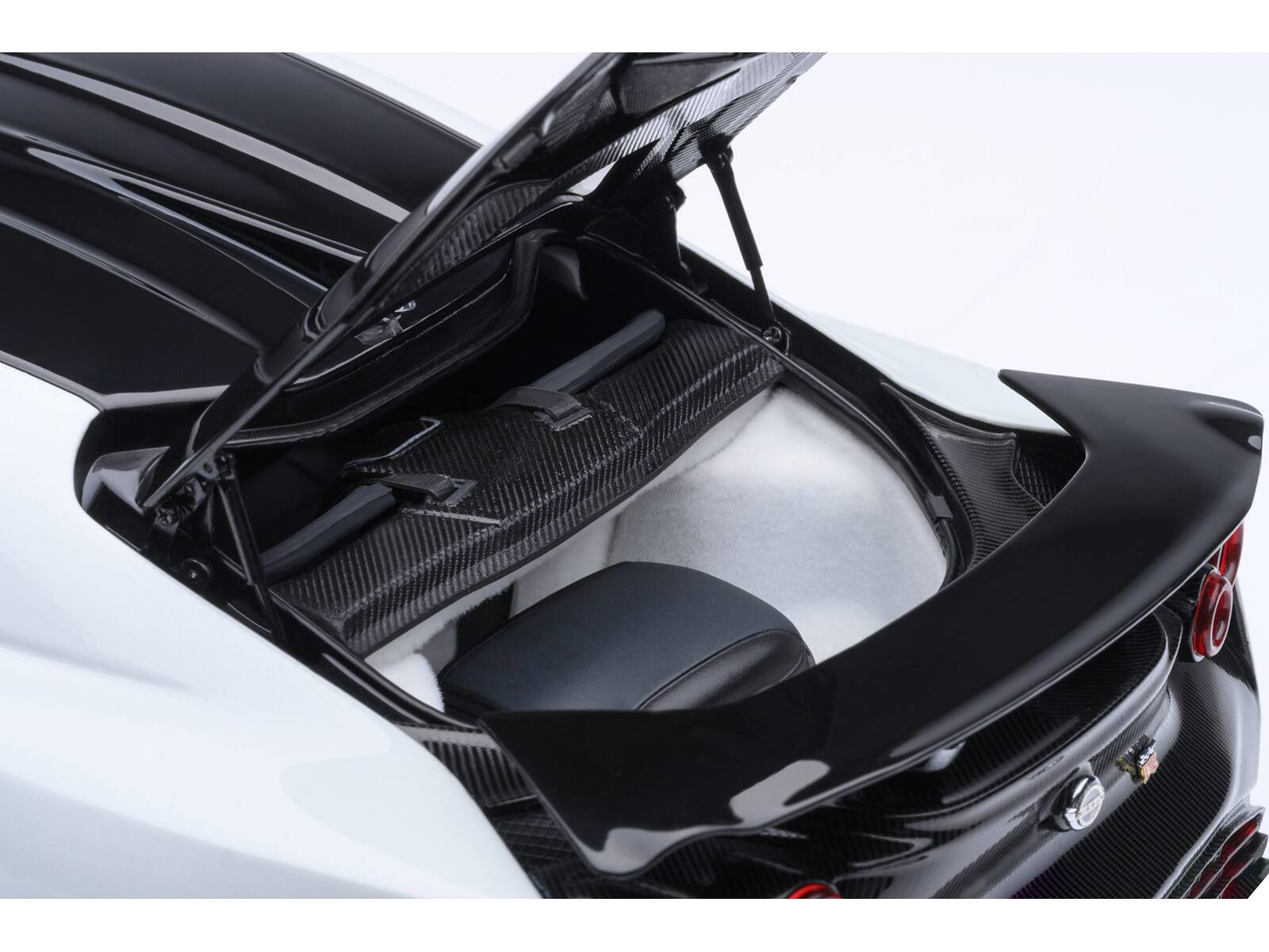 Alt View 1. Autoart - Nissan GT-R50 By ItalDesign Black and White Metallic 1/18 Model Car by Autoart - Black and White Metallic.