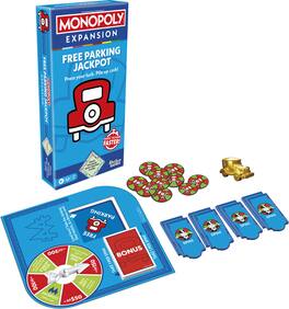 Hasbro - Gaming - Monopoly - Free Parking Jackpot Expansion Pack - GAMES (MISC) - Multicolor