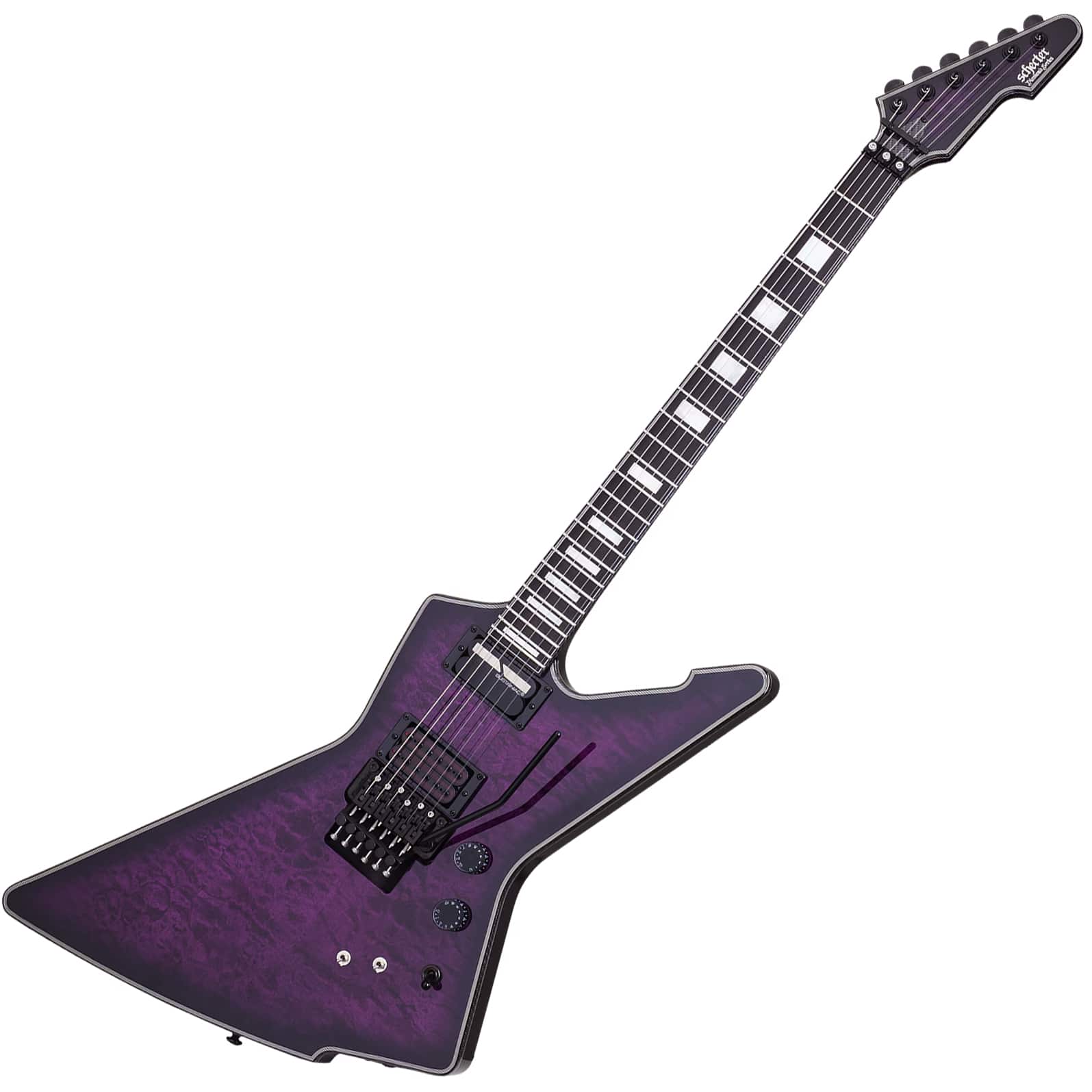 Schecter - 3071 E-1 FR S Special Edition Electric Guitar - Trans Purple Burst price history on PriceWatchPro