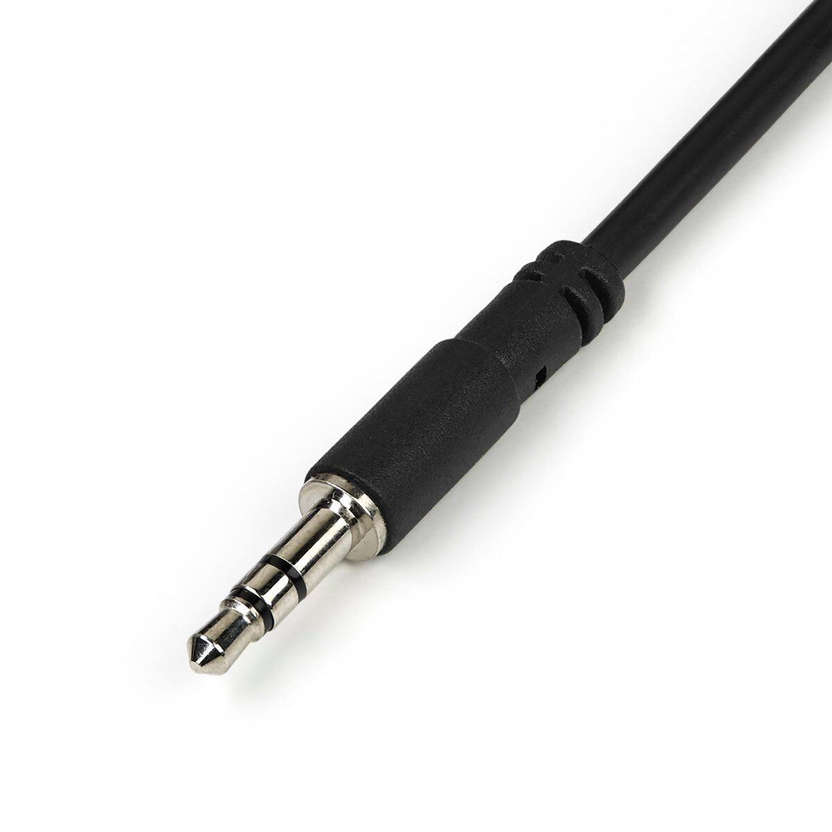 Alt View 1. StarTech.com - StarTech 3.5mm Male to 2x 3.5mm Female Slim Stereo Splitter Cable, 28 AWG.