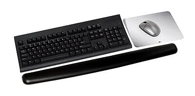 Alt View 7. 3M - Gel Wrist Rest for Keyboard and Mouse, Black, Easy Clean Cover, Anti-microbial Product Protection (WR340LE) - Black.