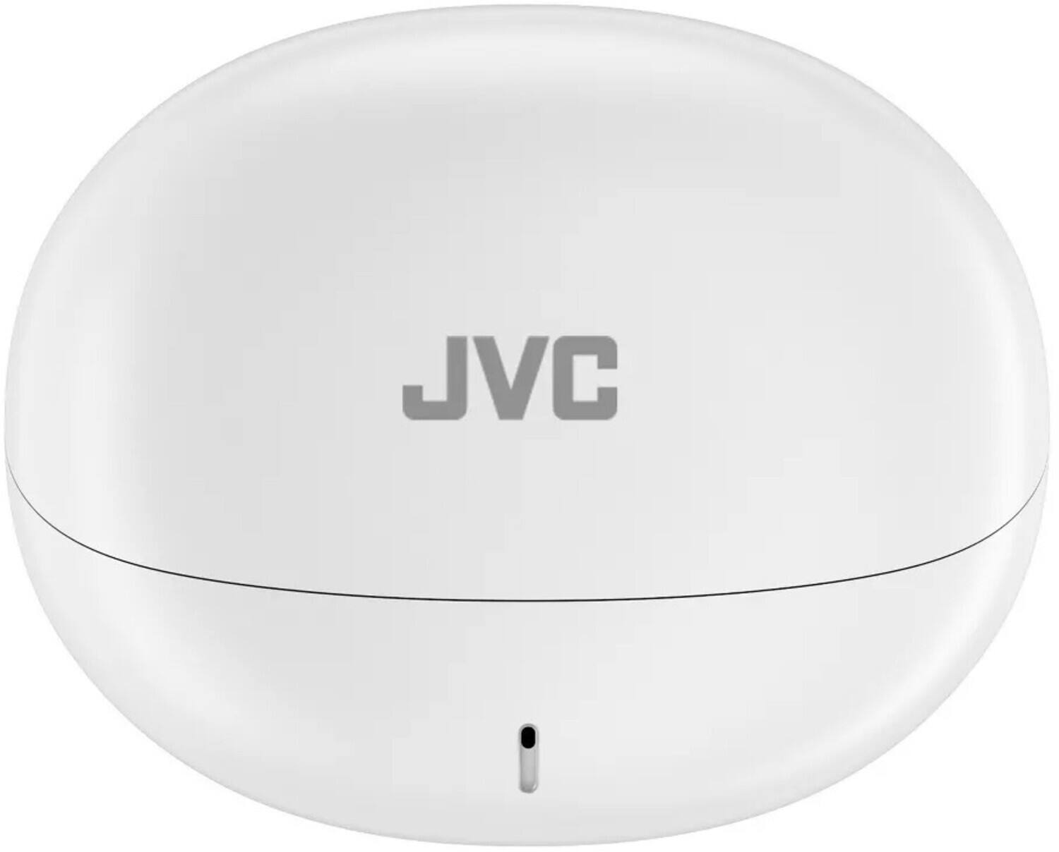Alt View 2. PopMarket - JVC HA-D6TW Bluetooth 5.4 True Wireless Earbuds With Charging Case (White)   - HEADPHONES - Multicolor.