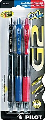 #31023  
America's 1 Selling Gel Pen  
PILOT G-2  
Assorted Colors / Fine Point  
Colores Surtidos / Punta Fina  
Gel Ink  
Rolling Ball  
Bola Rodante  
Used Refillable  
Reutilizable  
PILOT