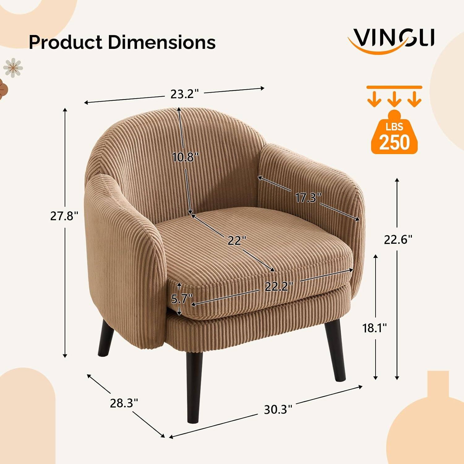 Product Dimensions

VINGLI

23.2"  
10.8"  
27.8"  
17.3"  
22"  
22.2"  
22.6"  
5.7"  
18.1"  
28.3"  
30.3"  

LBS 250