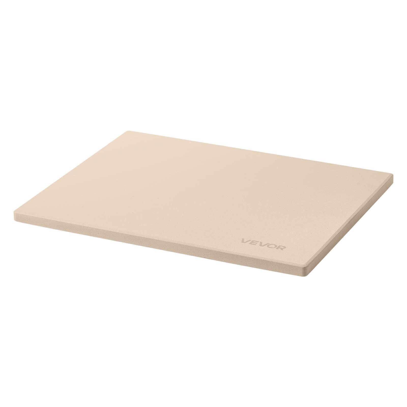 Alt View 5. VEVOR - Pizza Stone, 15 x 12in Rectangular Cordierite Pizza Stone, Extra Large Baking-Stone with Scraper, 0.6in Thick Cordierite - Beige.