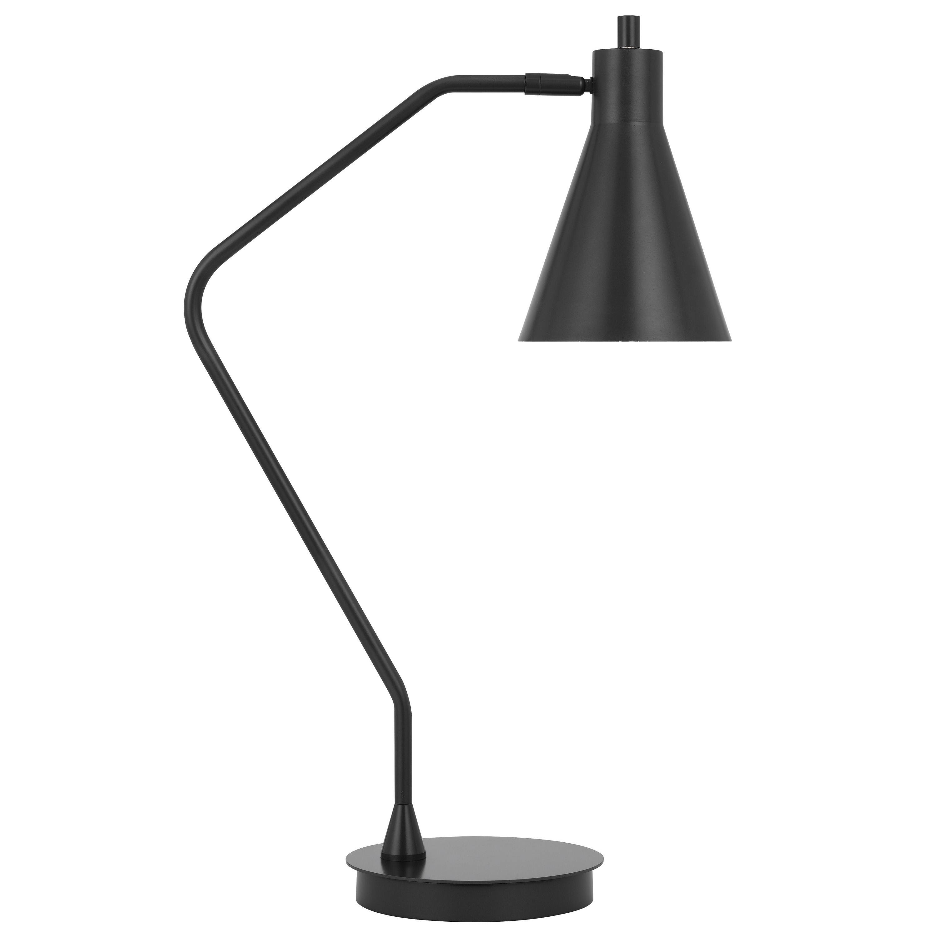 Manhattan Lane Sty 24 Inch Task Table Lamp, Swivel Shade, Angled Thin ...