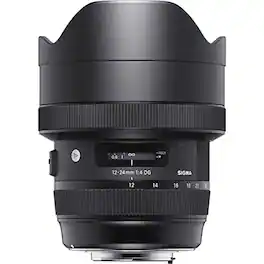 Sigma - 12-24mm f/4 DG HSM Art Lens for Nikon F (205955) - Black