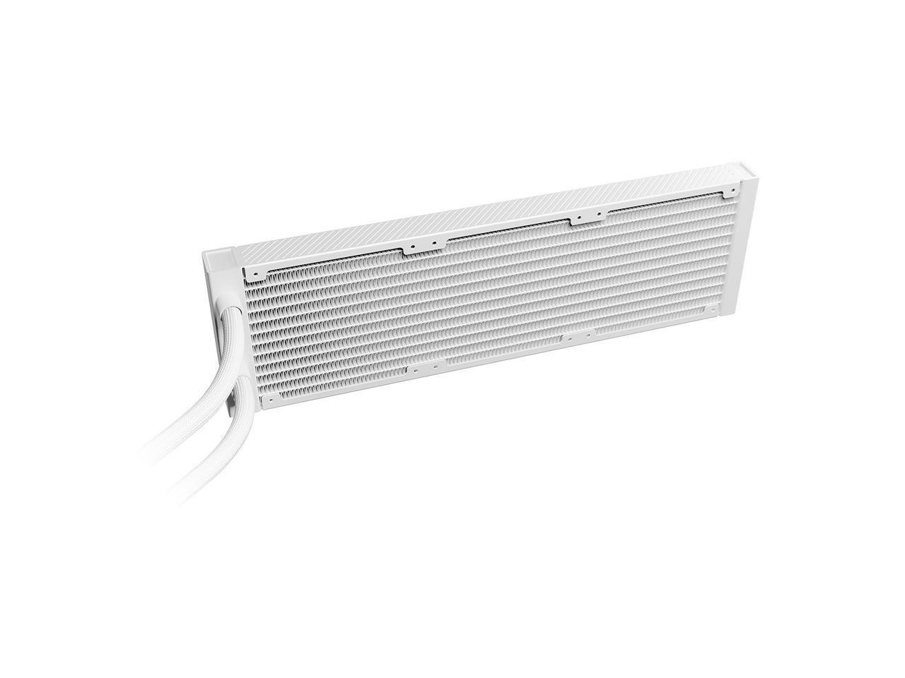 Alt View 3. be quiet! - be quiet! Light Loop 360mm White CPU Cooler, 3x Light Wings LX 120mm PWM ARGB Fans, Stylish ARGB Block BW023 - White.