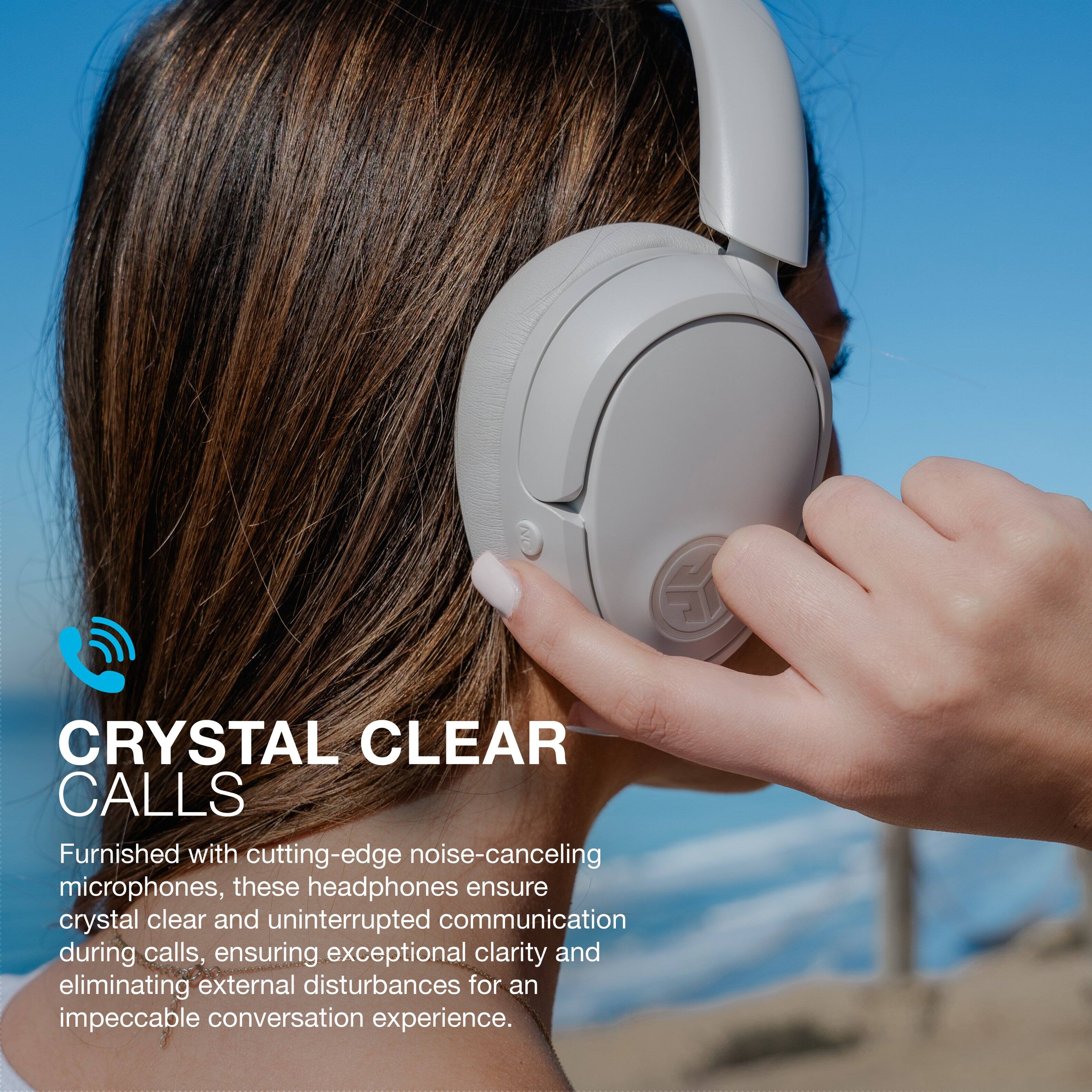 Crystal Clear Calls Furnished with cutting-edge noise-canceling microphones, these headphones ensure crystal clear and uninterrupted communication during calls, ensuring exceptional clarity and eliminating external disturbances for an impeccable conversation experience.