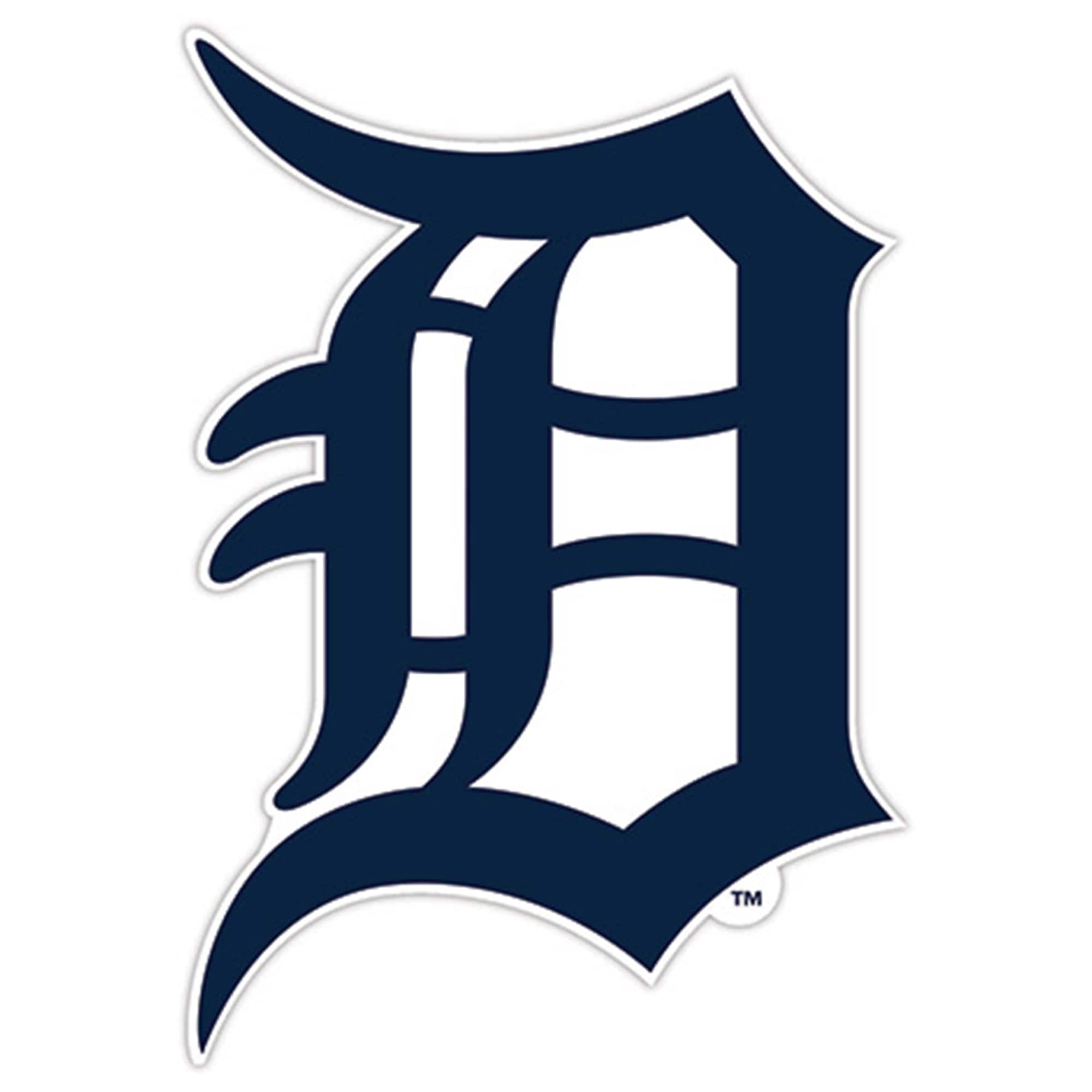 Detroit Tigers 24" Logo Cutout Sign