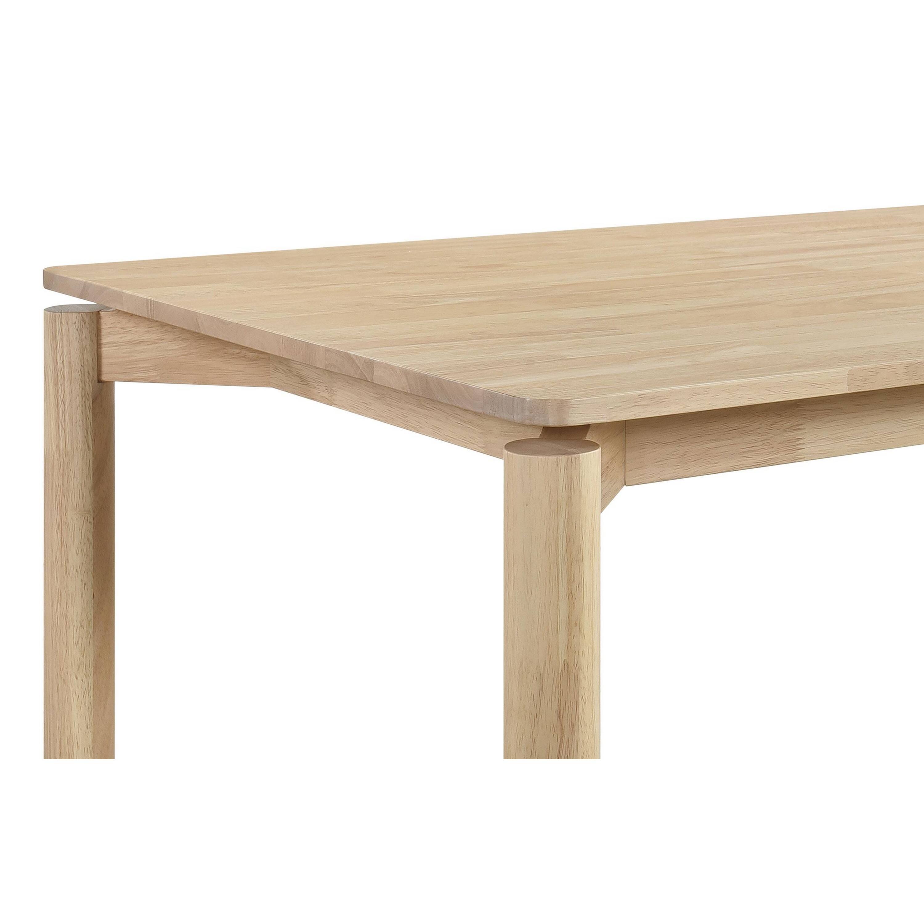 Manhattan Lane Rida Dining Table, Hardwood, Rectangular 59 Inch Top ...