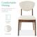 Comfortable Dining
Seats and backrests are padded with thick, comfy foam
1.5in Thick Cushion
Padded Back