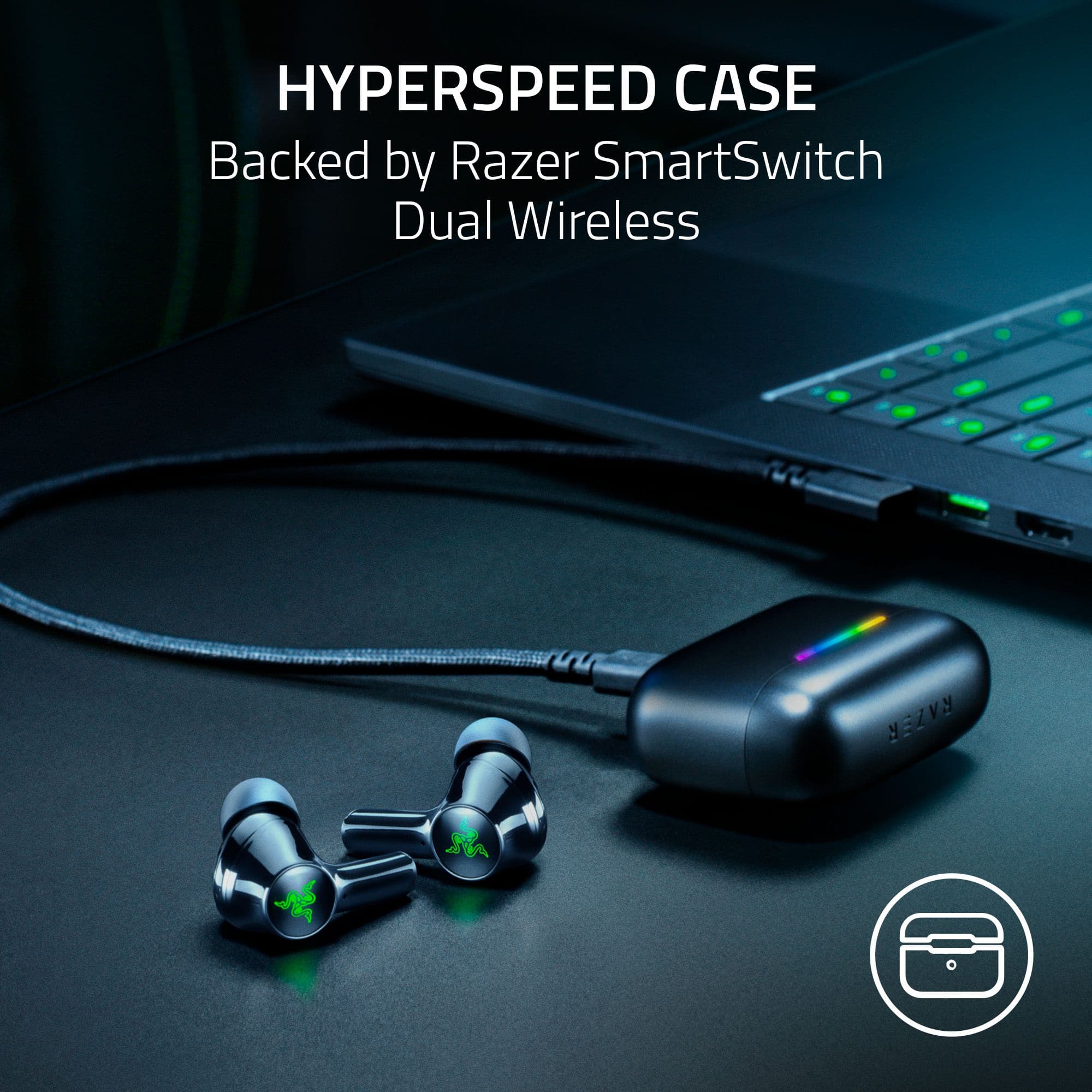 Razer Hammerhead V3 X HyperSpeed Wireless Multi‑Platform In Ear