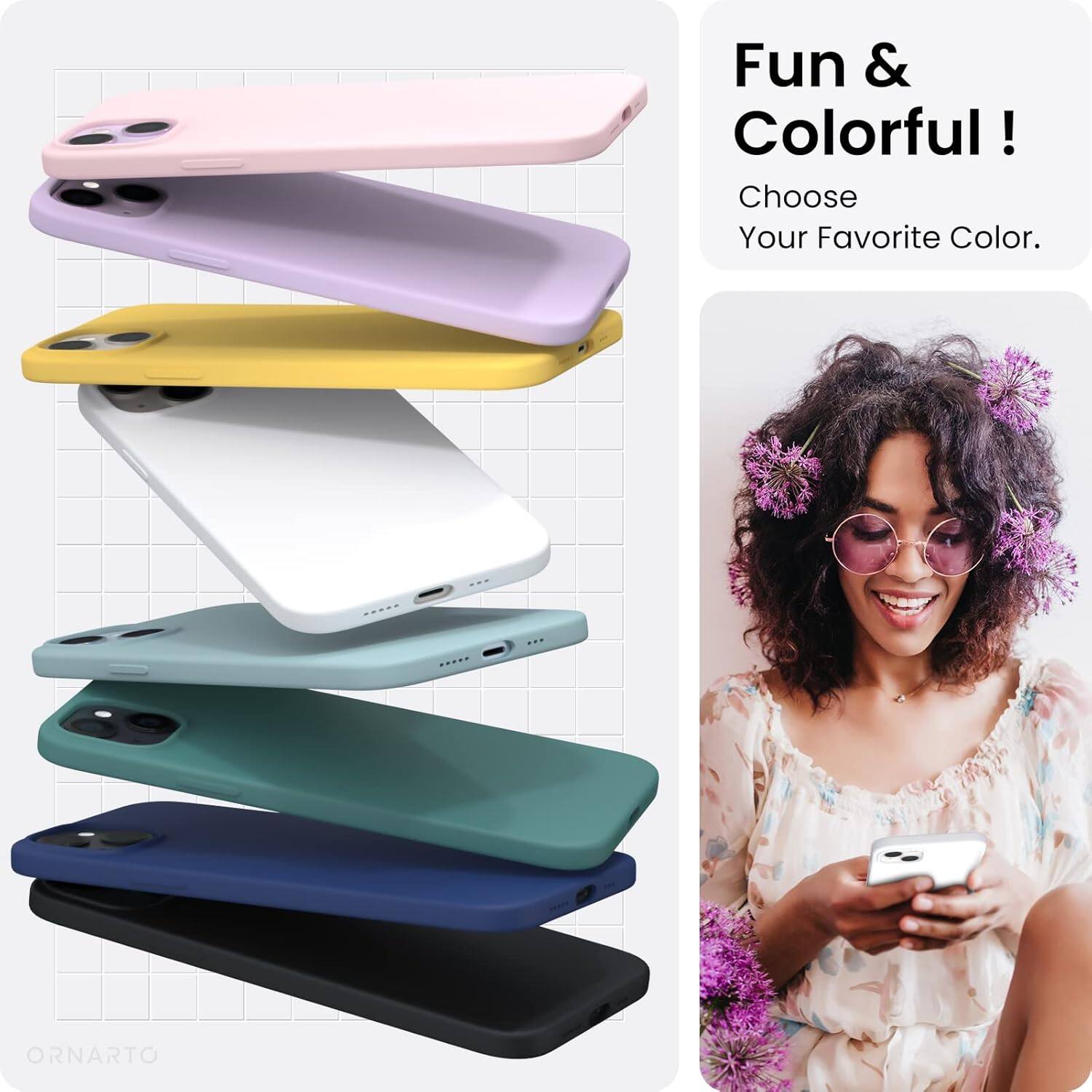 Fun & Colorful! Choose Your Favorite Color. ORNARTO