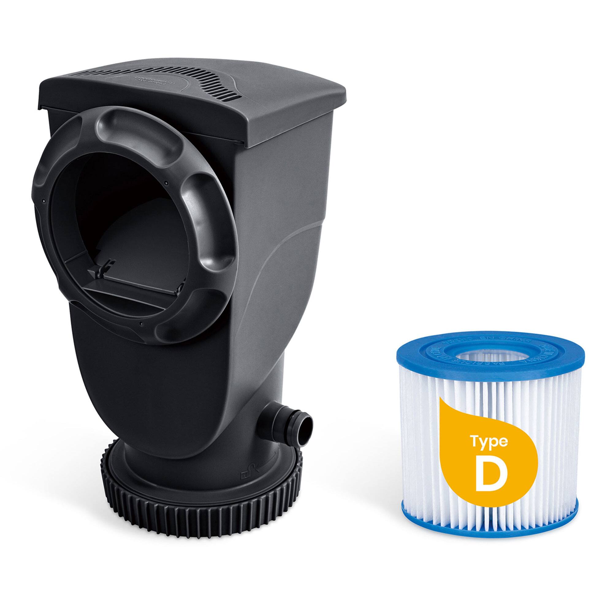 Alt View 8. Funsicle - Funsicle 13' x 8' x 39.5" Oasis Designer Oval Swimming Pool, Dark Herringbone - Dark Herringbone.