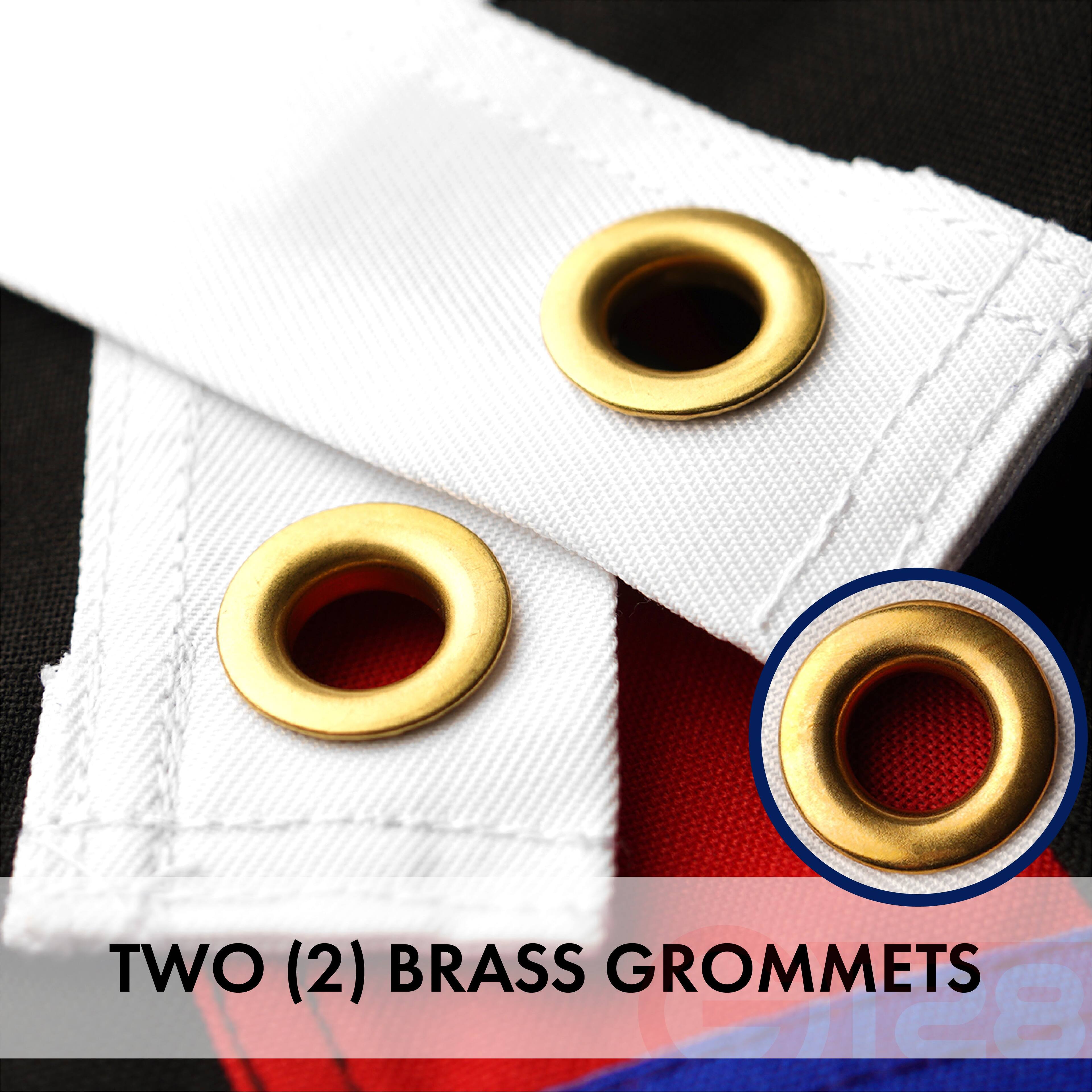 TWO (2) BRASS GROMMETS