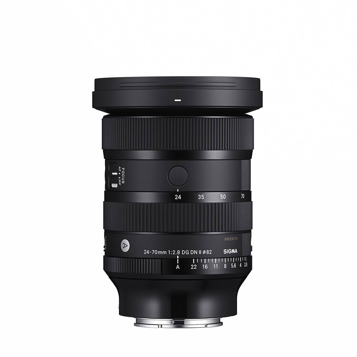 AF. FOCUS * M F

I 24
35
50
70
99929717

24-70mm 1:2.8 DG DN II 82 I A 22 16 11
SIGMA 8 5.6 4
2.8