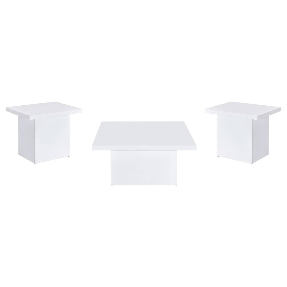 White Square Coffee Table