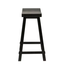Liberty Furniture Industries - Creations 24 Inch Sawhorse Counter Stool - Black (RTA) in Various - Brown